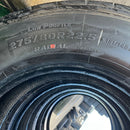 275/80R22.5 BRIDGESTONE, R173 バリ山激安美品　4本セット：90000円