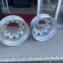 アルミホイール　22.5×7.50の10穴(11R22.5或いは、275/80R22.5などに使う)激安美品　2本セット：34000円