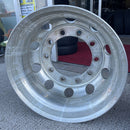 アルミホイール　22.5×7.50の10穴(11R22.5或いは、275/80R22.5などに使う)激安美品　2本セット：34000円