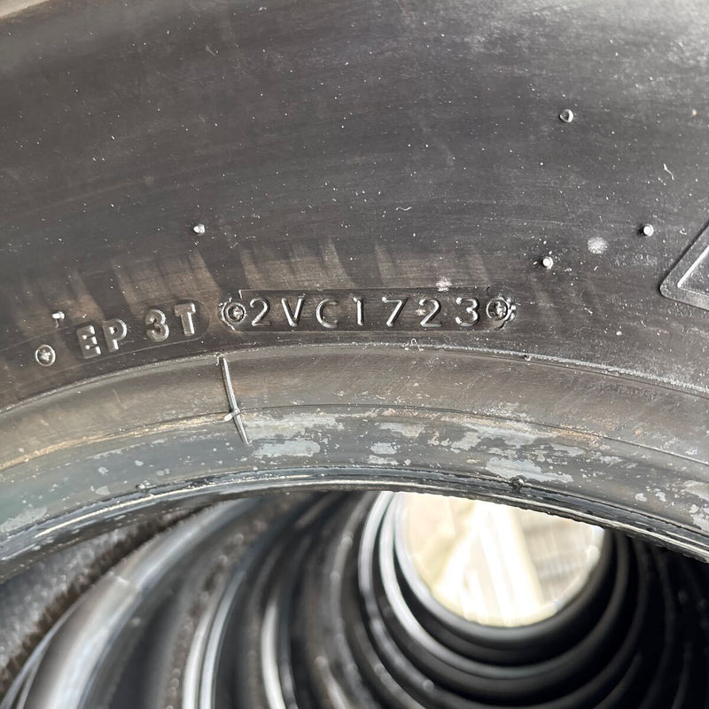 11R22.5 BRIDGESTONE R278 2023年製 中古地山　たて溝　8本セット：180000円