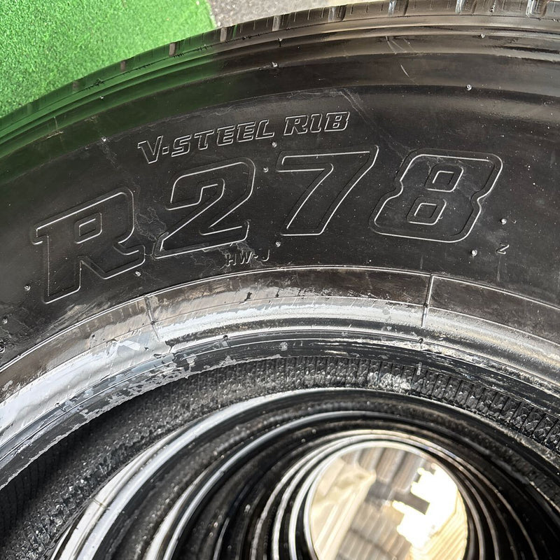 11R22.5 16PR BRIDGESTONE R278 中古地山　激安美品　8本セット：180000円