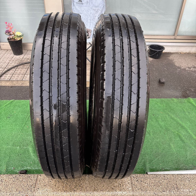 11R22.5 16PR BRIDGESTONE R278 中古地山　たて溝　 2本セット：44000円