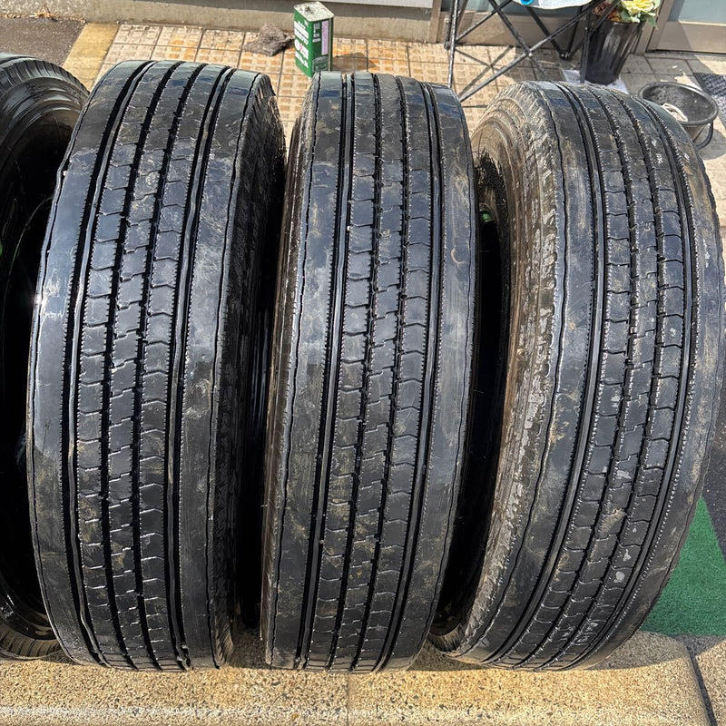 225/90R17.5 ブリヂストン　地山中古　激安美品　6本セット：54000円