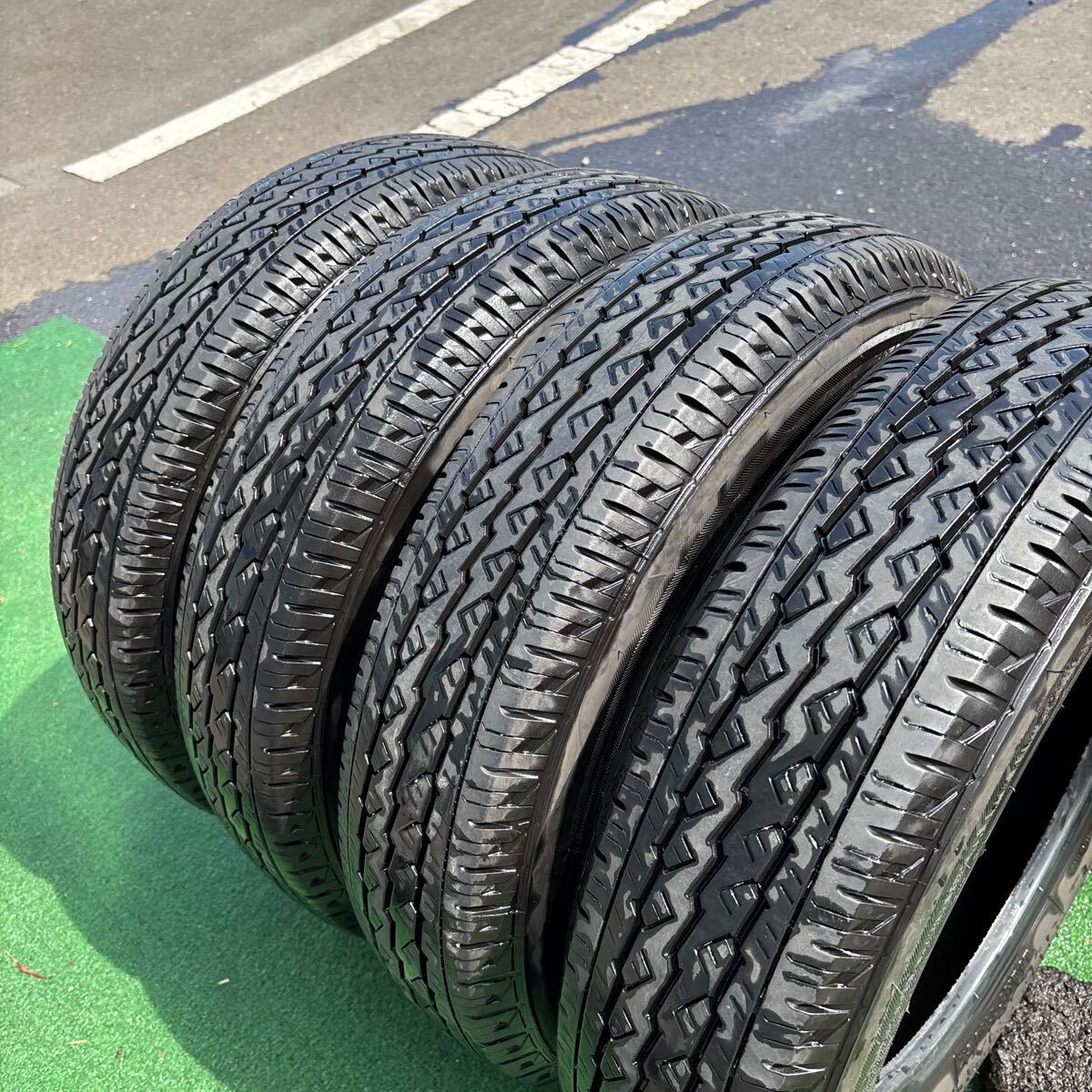 155/80R14 88/86N LT ブリヂストンタイヤ　純正スチール刻印AL 155/80R14 88/86N LT BRIDGESTONE 中古夏タイヤ4本セット:16000円 | 桜