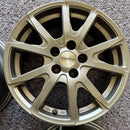 中古 アルミホイール 15×6J 5H PCD100 +38 4本:17000円
