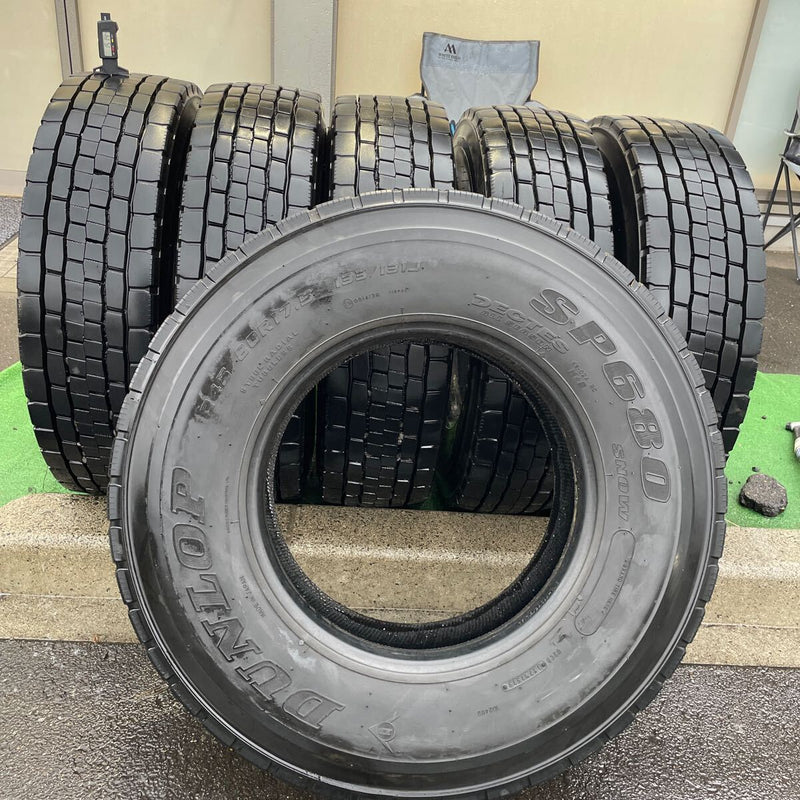 245/80R17.5 、133/131J ダンロップ　6本セット:78000円