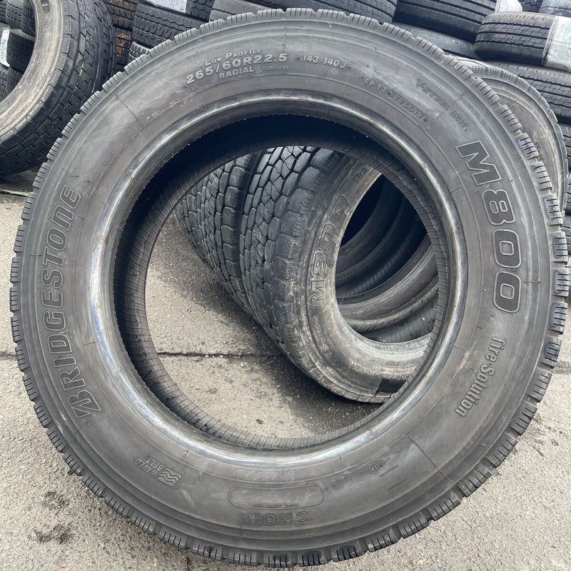 265/60R22.5 激安美品　ブリヂストン　ミクス地山　4本セット:52000円