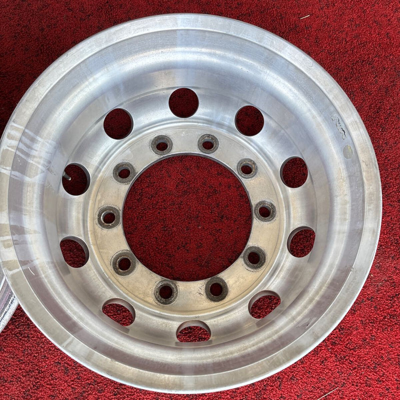 中古アルコアアルミホイール 22.5×7.50 10穴（11R22.5や275/80R22.5等に使用）2本セット:35500円
