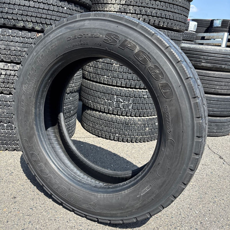 ダンロップ 265/60R22.5 SP680 深溝　中古MIXタイヤ 1本:13500円