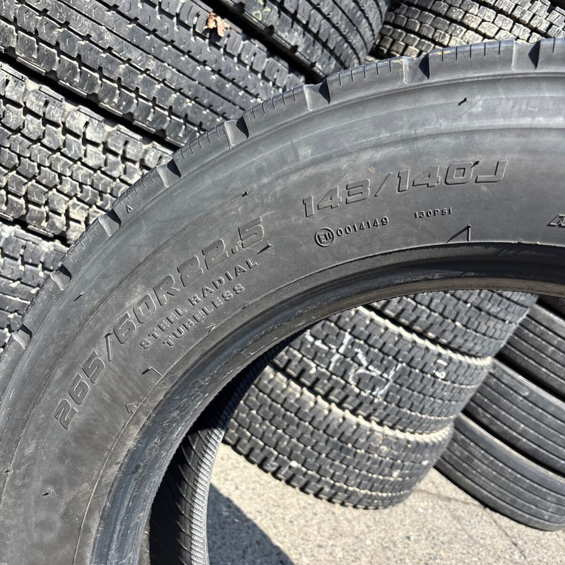 ダンロップ 265/60R22.5 SP680 深溝　中古MIXタイヤ 1本:13500円