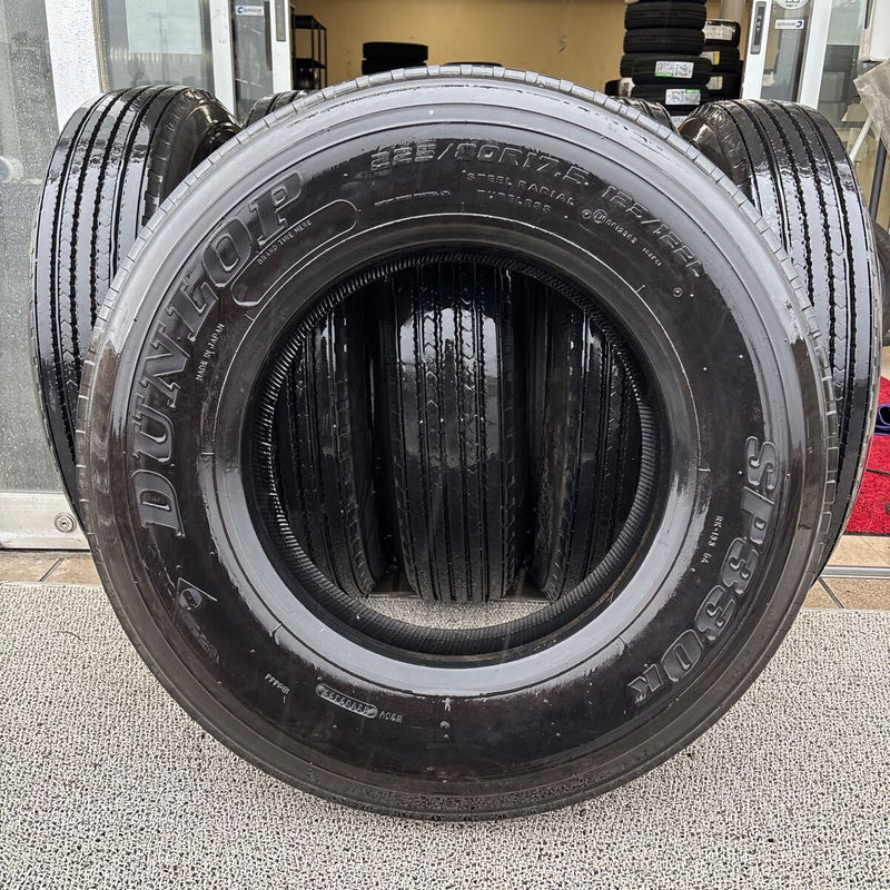 ダンロップ 225/80R17.5 SP330 中古夏タイヤ 6本セット:48000円