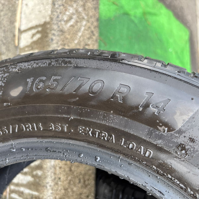 165/70R14 ミシュラン　中古夏タイヤ　4本セット:16000円