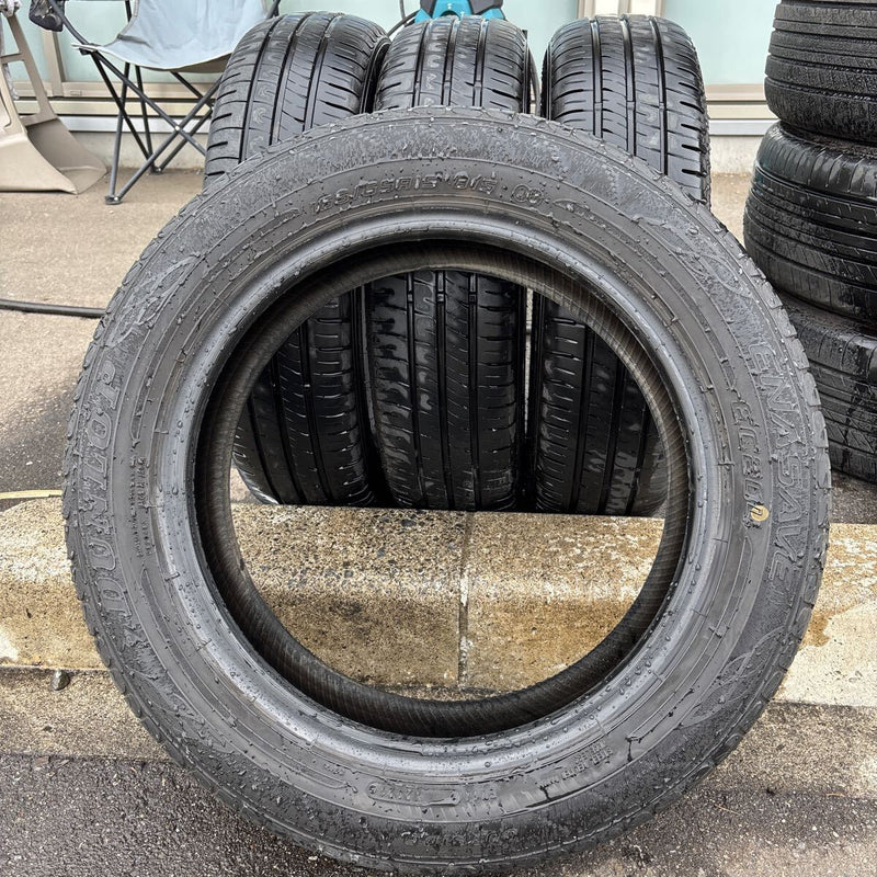 165/65R15 DUNLOP EC204 中古夏タイヤ 4本セット:20000円