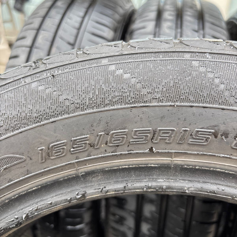 165/65R15 DUNLOP EC204 中古夏タイヤ 4本セット:20000円