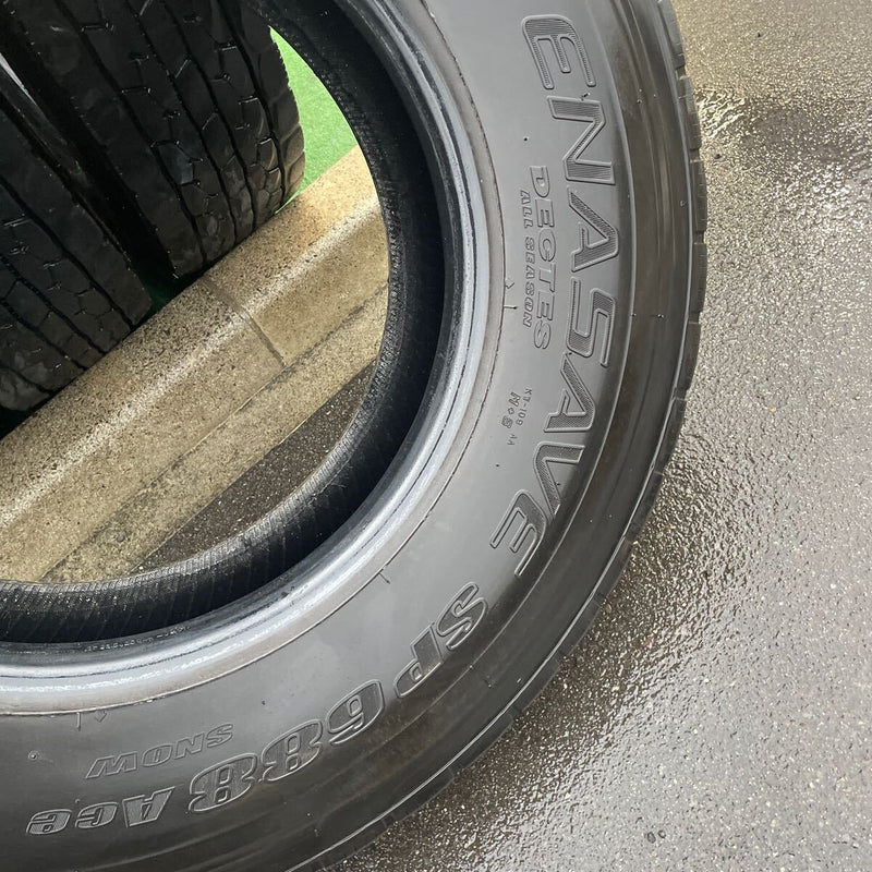 11R22.5、ダンロップ　激安美品　ミクスタイヤ　地山　4本セット:48000円