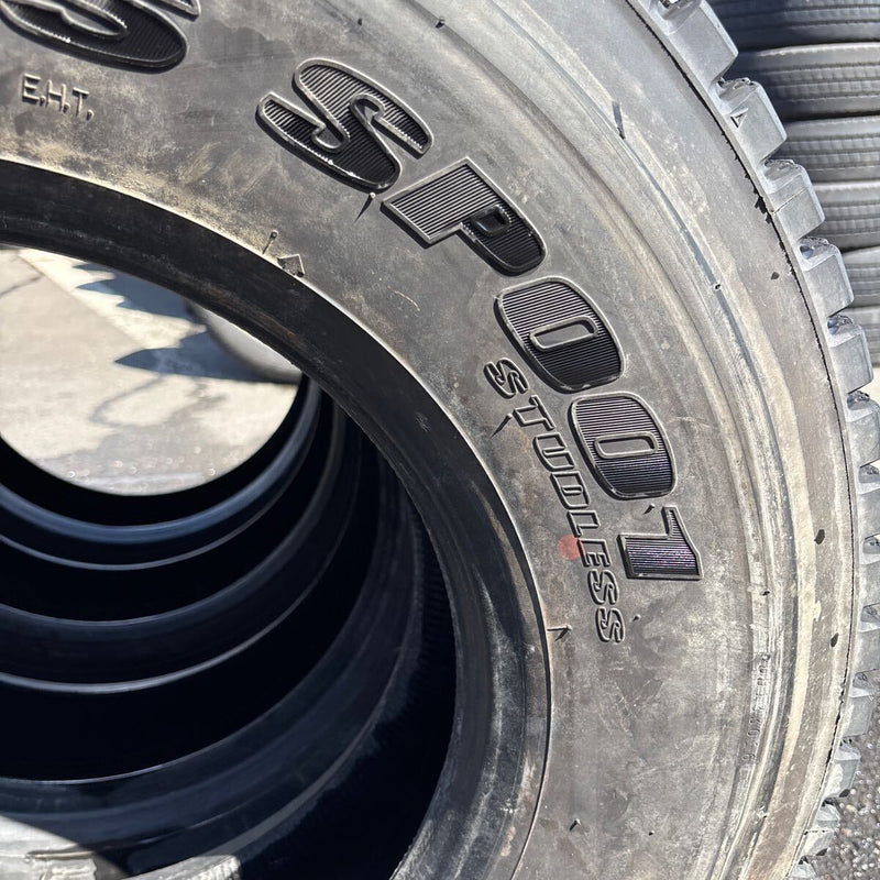 DUNLOP 245/80R17.5 SP001 中古冬タイヤ 4本:26000円