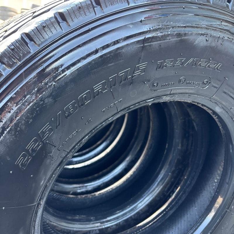 ヨコハマ 225/80R17.5 RY287 年式古め 中古MIXタイヤ 6本:36000円