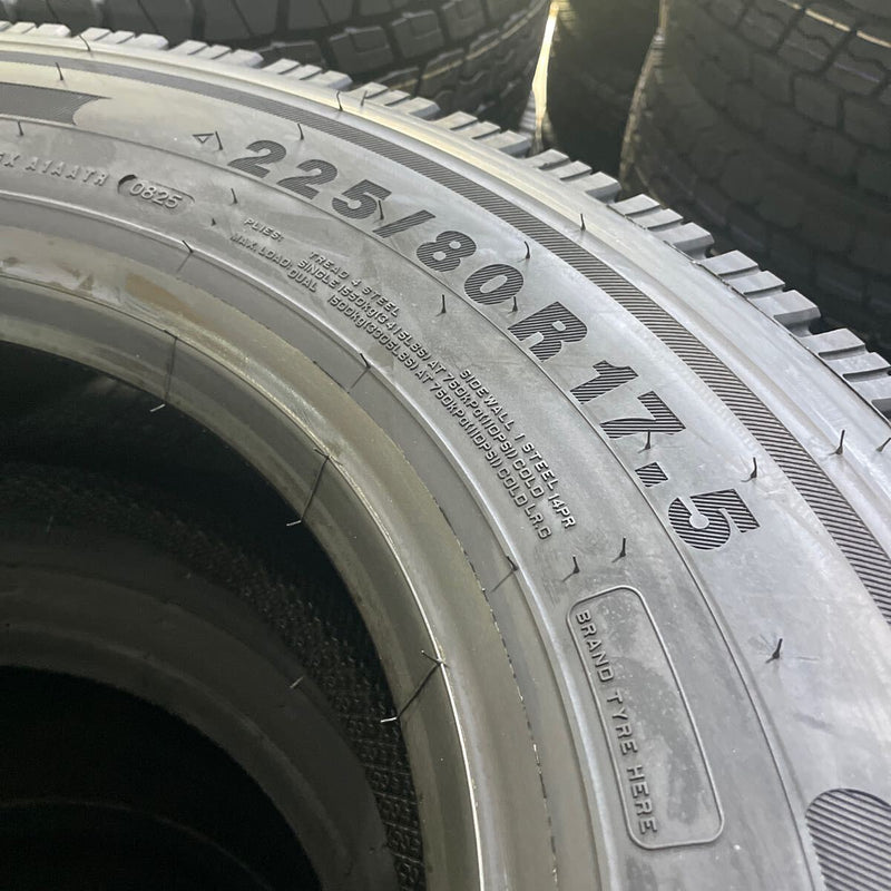 225/80R17.5 123/122L 激安美品　2025年製　ミクスタイヤ　未使用　12本セット:264000円