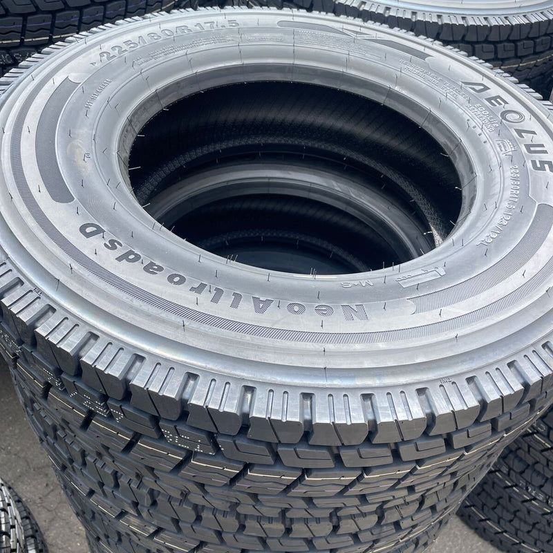 225/80R17.5 激安美品　123/122L 2025年製　ミクス　未使用　18本セット:396000円