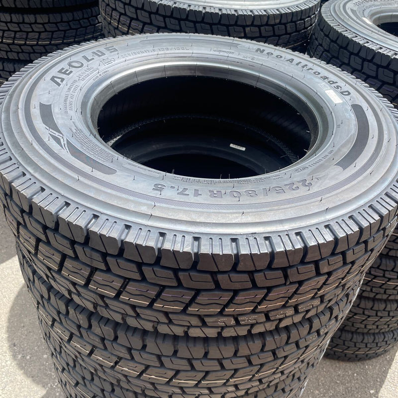 225/80R17.5 激安美品　123/122L 2025年製　ミクス　未使用　18本セット:396000円