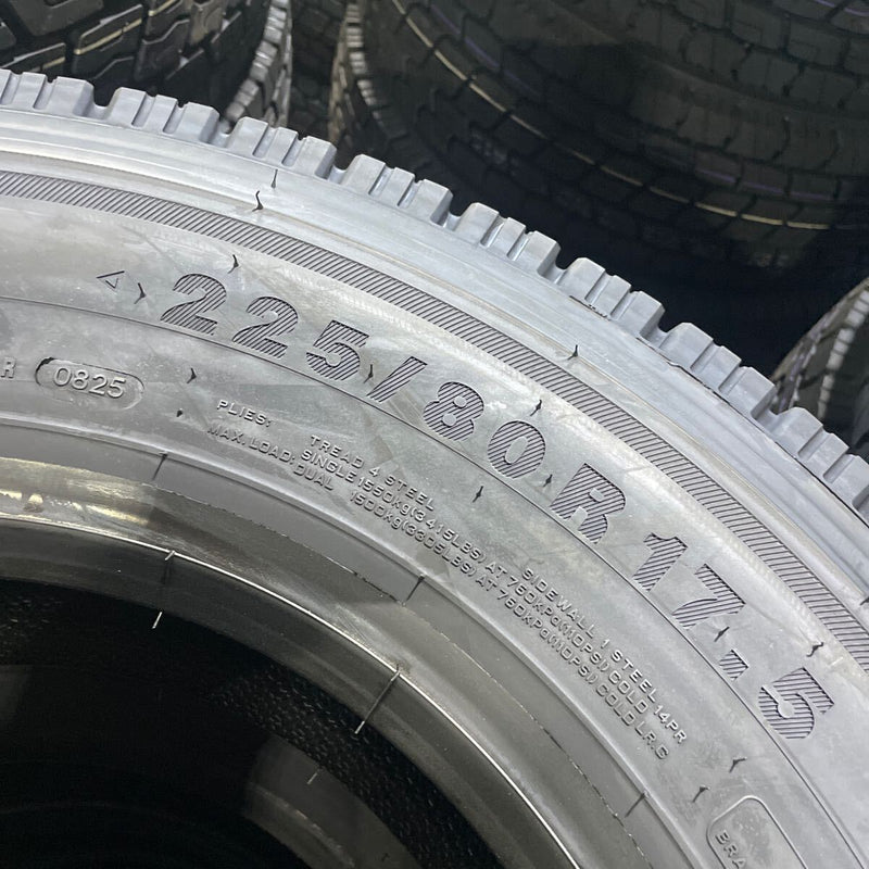 225/80R17.5 激安美品　123/122L 2025年製　ミクス　未使用　18本セット:396000円