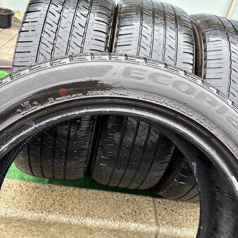 255/45R20 , (101W) ブリヂストン　2022年　　4本セット:34000円