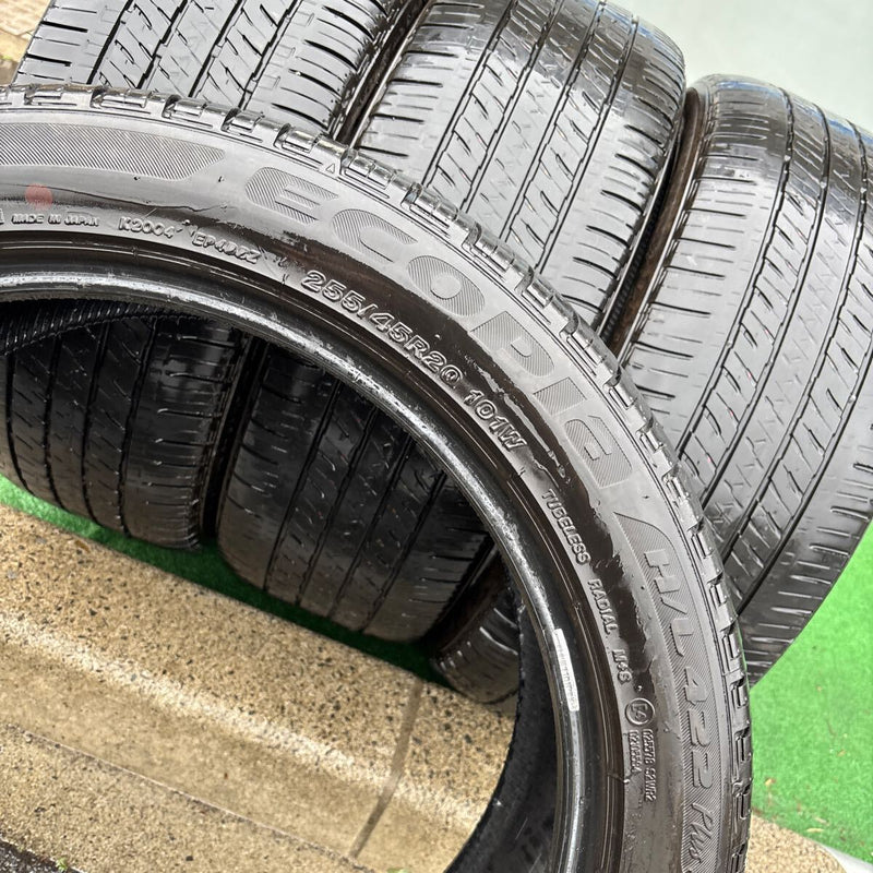 255/45R20 , (101W) ブリヂストン　2022年　　4本セット:34000円