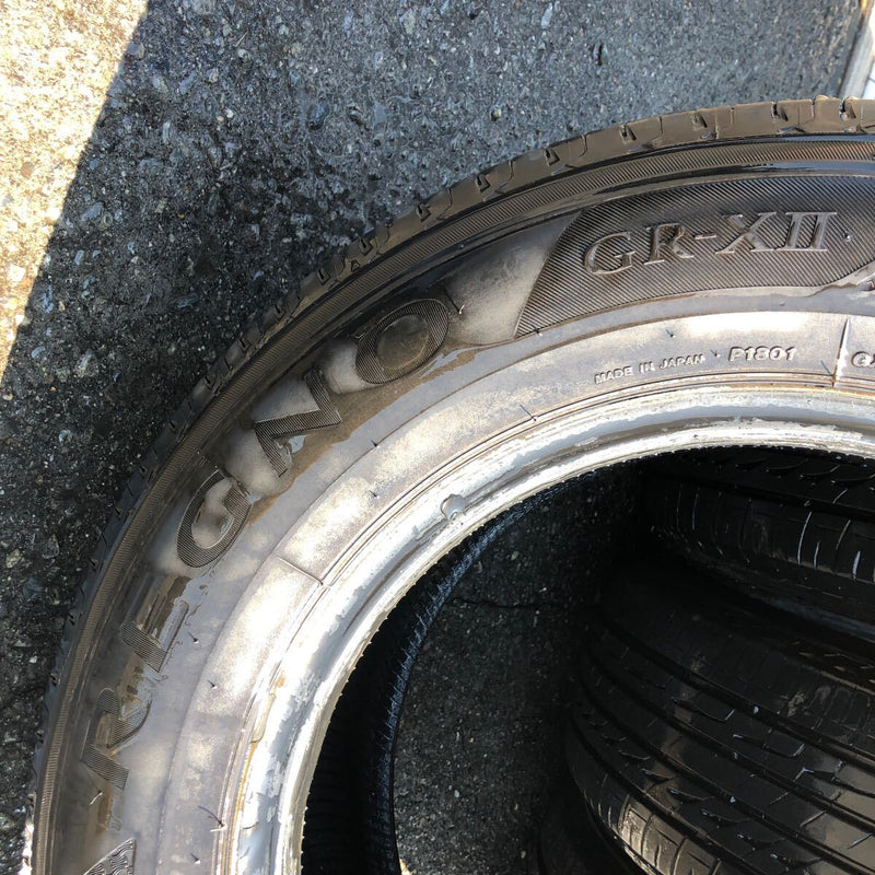 205/65R15 BRIDGESTONE GR-XII 中古夏タイヤ　4本セット：18000円