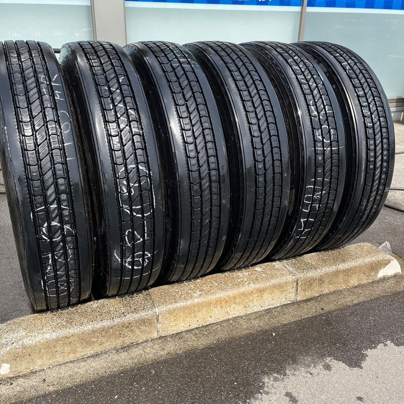 10R22.5 14PR DUNLOP, SP350　激安美品　2019年製 6本セット:55,000円
