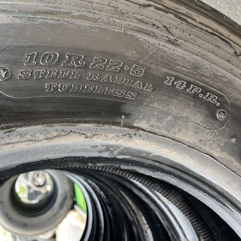 10R22.5 14PR DUNLOP, SP350　激安美品　2019年製 6本セット:55,000円
