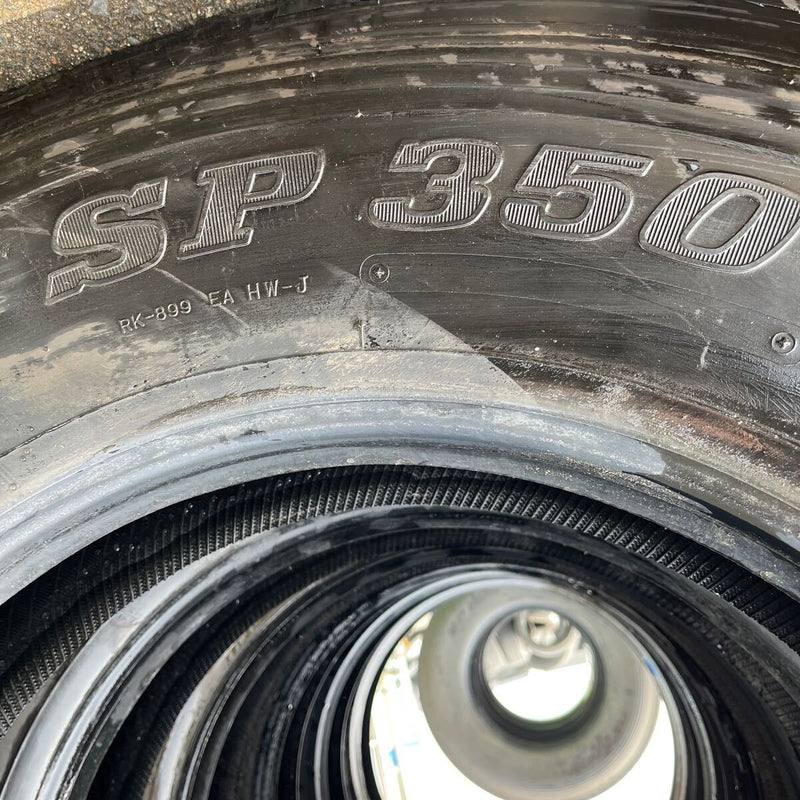 10R22.5 14PR DUNLOP, SP350　激安美品　2019年製 6本セット:55,000円