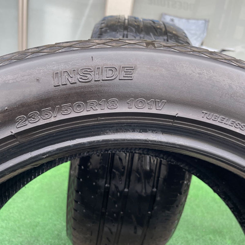 235/50R18、激安美品　ブリヂストン　REGNO 2021年　　2本セット:12000円