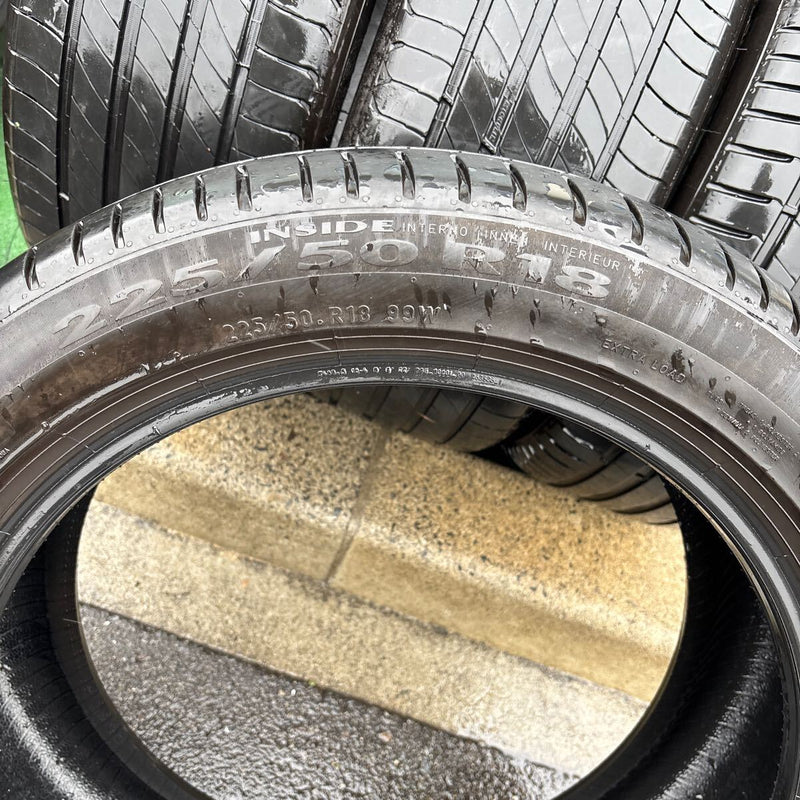 225/50R18、激安美品　ピレリ　2020年　　4本セット:24000円