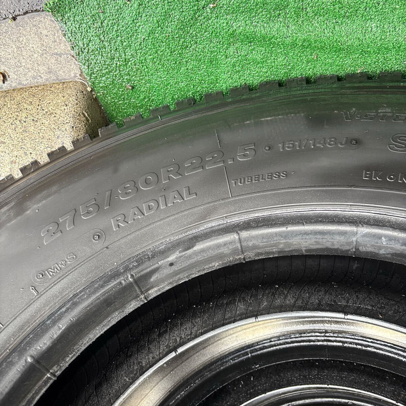 275/80R22.5 再生中古　激安美品　8本セット：106000円