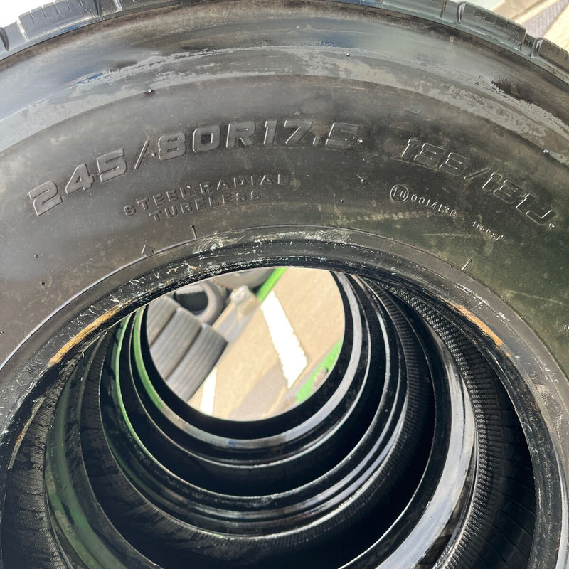 245/80R17.5 DUNLOP, SP680 激安美品　　2019年製 4本セット：34,000円