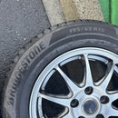 195/65R15 BRIDGESTONE PX-RVII ホイール付！　激安美品　4本セット:38000円