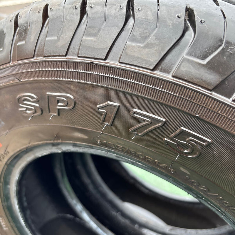 185/80R14. DUNLOP. SP175 2020年製　　　　　2本セット：14000円