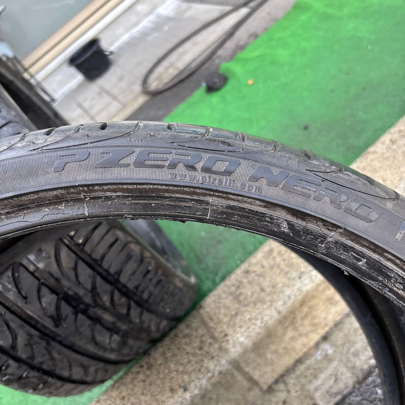 295/25ZR22 PIRELLI P ZERO NERO 中古夏タイヤ　2本セット:16000円