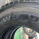 295/80R22.5 BRIDGESTONE, W999 激安美品　2023年製　2本セット：39,000円
