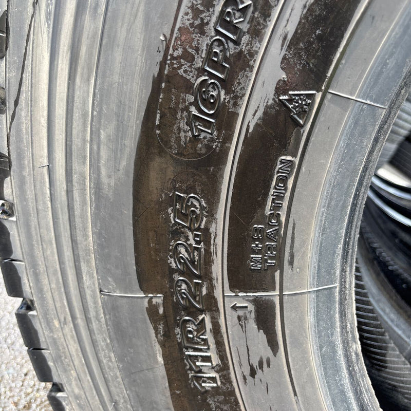 11R22.5 ヨコハマ 905W 904W 中古冬タイヤ 10本セット:140000円