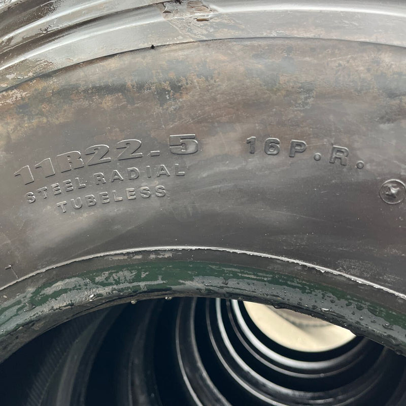 11R22.5 16PR DUNLOP, SP001 激安美品　　　　　溝9分山　2023年製　6本セット：135,000円