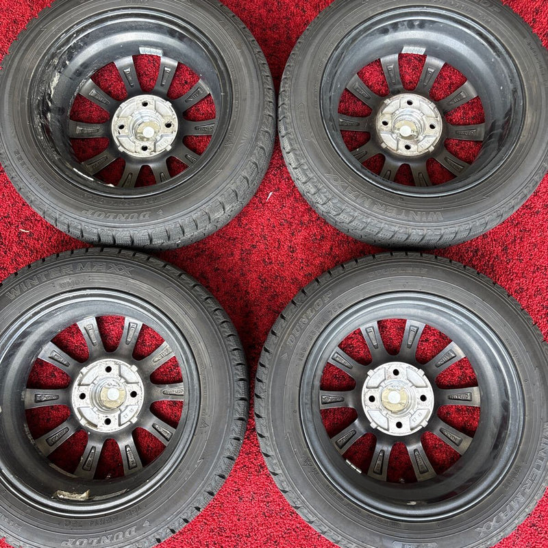 155/65R14 軽自動車用　冬タイヤ ホイール付き　4本:28000円