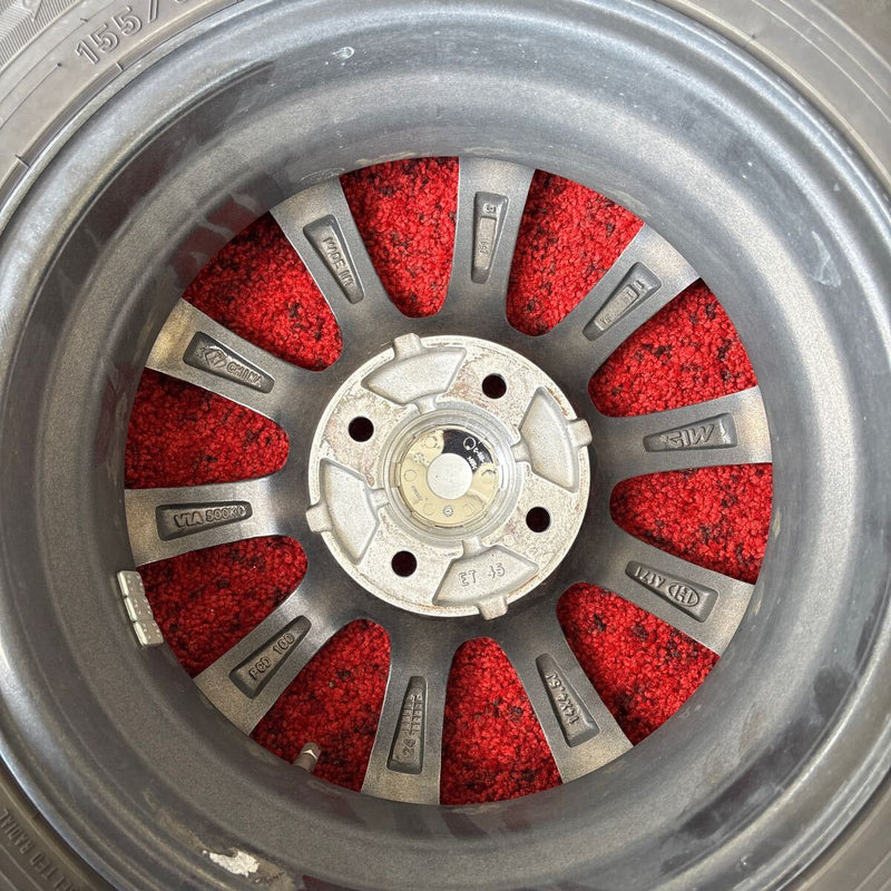 155/65R14 軽自動車用　冬タイヤ ホイール付き　4本:28000円