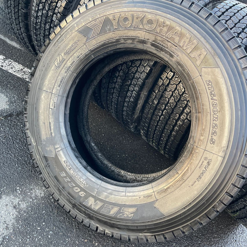 275/80R22.5 ヨコハマ　2023年 激安美品　スタッドレス 8本セット:175000円