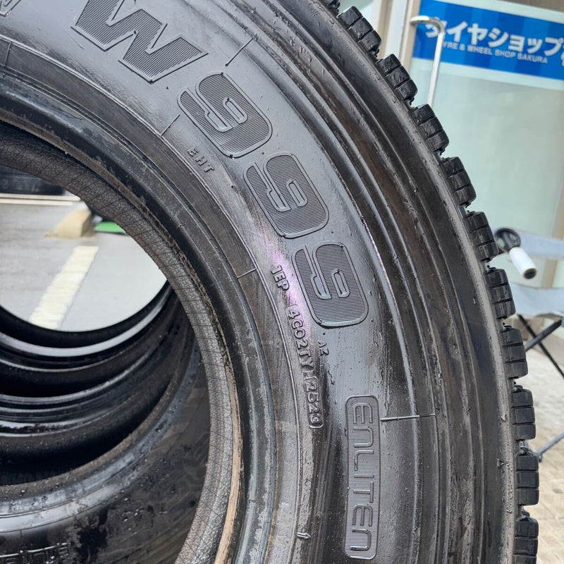 295/80R22.5 地山中古　ブリヂストン　2023年　激安美品　　4本セット：86000円