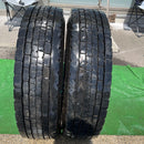 225/80R17.5 DUNLOP SP680 中古ミックスタイヤ　2本セット:12000円