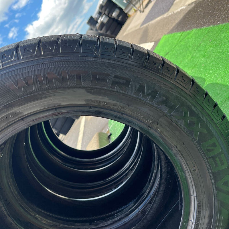195/65R15 DUNLOP WM03 中古スタッドレス　4本セット:20000円