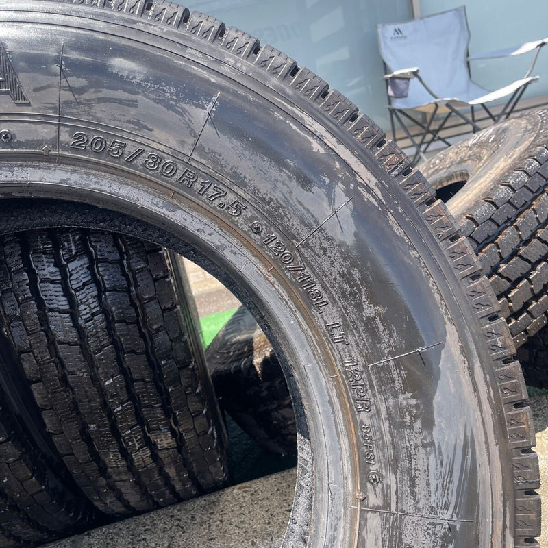 205/80R17.5 地山中古　ヨコハマ　2024年　激安美品　　ほぼ新品　6本セット：53000円