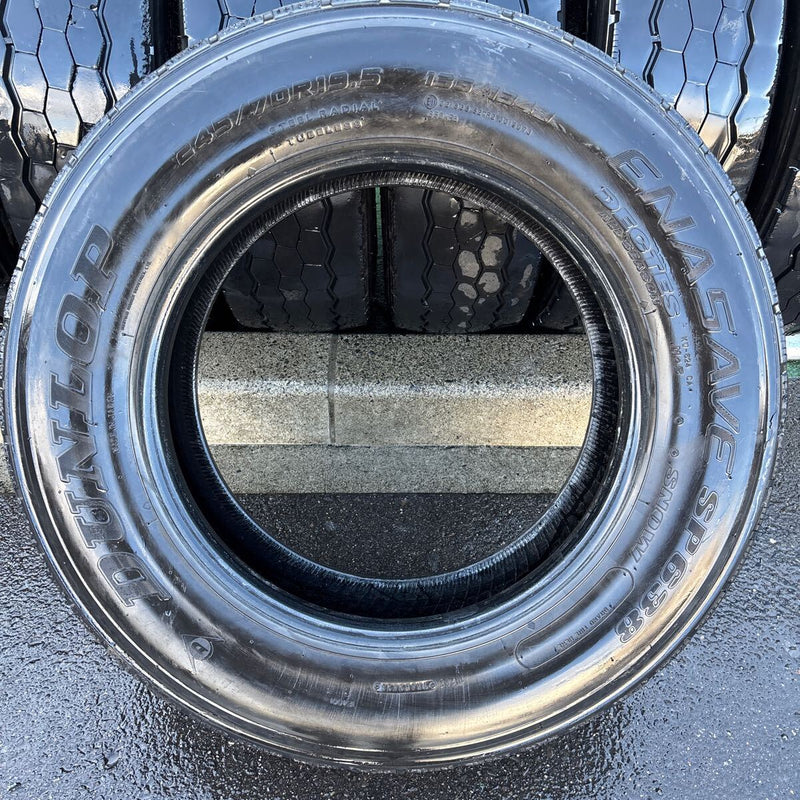 245/70R19.5 地山中古　ダンロップ　2023年　激安美品　　8本セット：68000円