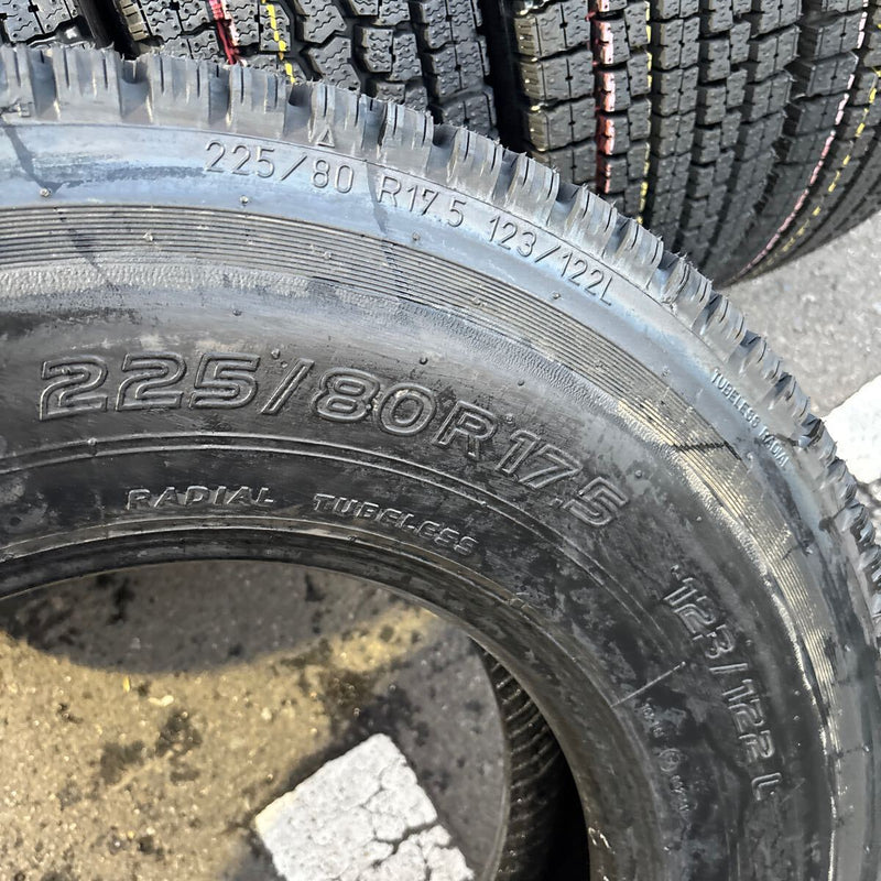225/80R 17.5 再生中古　激安美品　　ほぼ新品　　6本セット：70000円